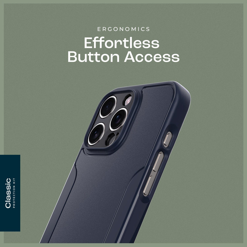 Funda resistente y kit de protector de pantalla para iPhone 16 Pro Max - MagSafe | Serie clásica