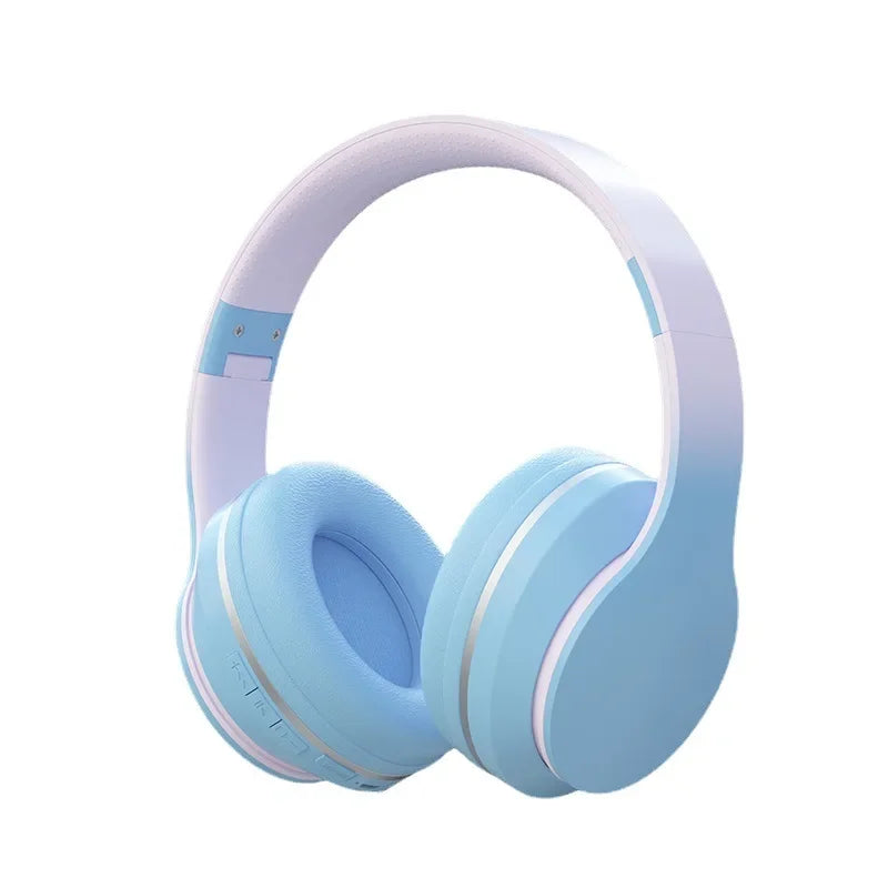 Auriculares inalámbricos DR56 con Bluetooth para niños, clase de juegos en línea, llamadas, auriculares para E-sports, nuevo degradado.
