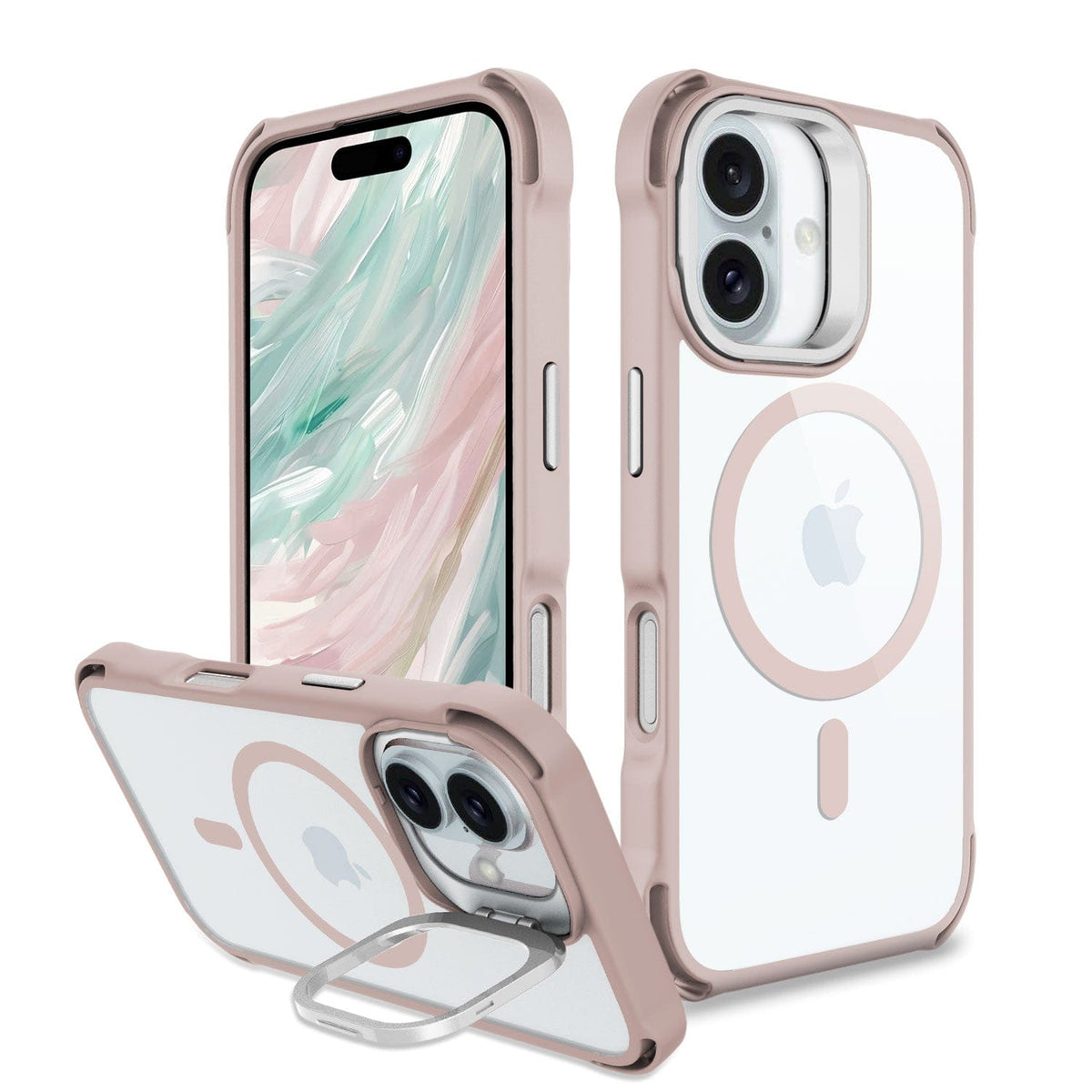 iPhone 16 Plus Clear Case - Kickstand, Anti-Slip Grip, MagSafe | Venture Series