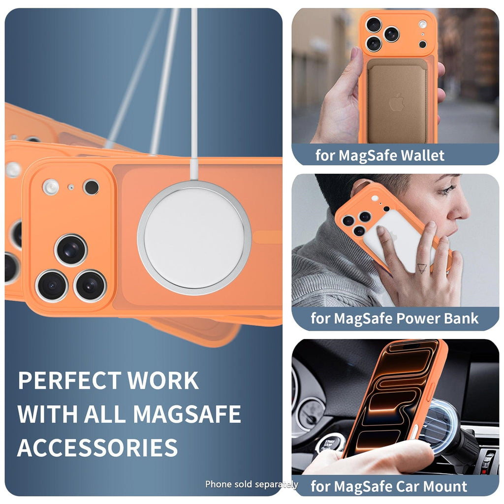 iPhone 17 Pro Max Slim Case - Transparent Matte, Anti-Slip Grip | Venture Series