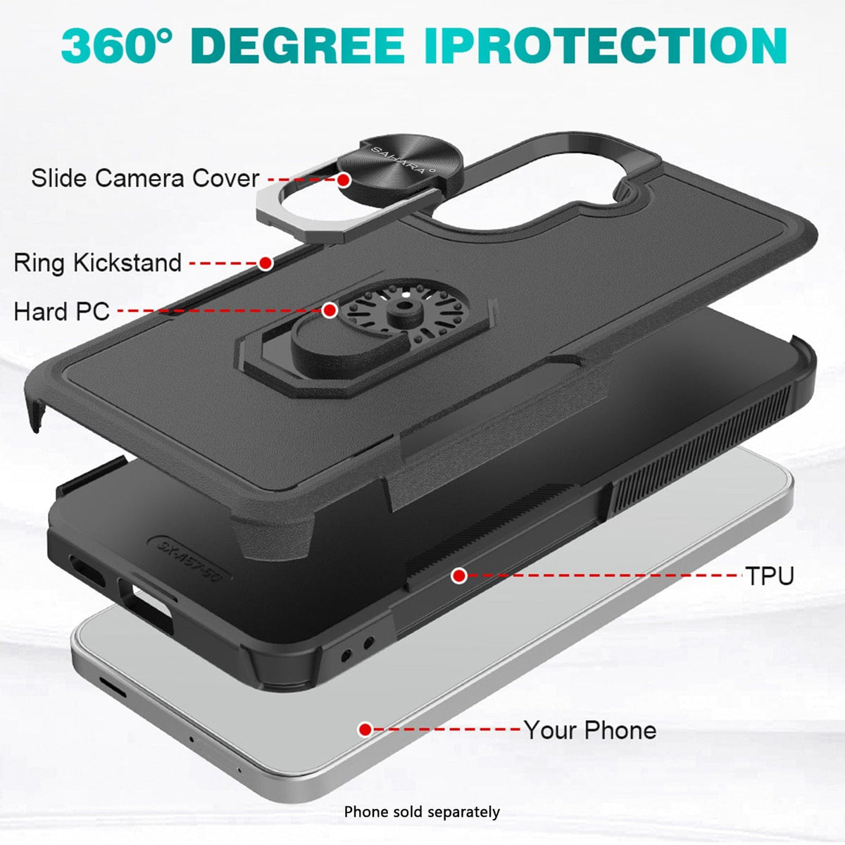 Funda Samsung Galaxy A57 5G - Soporte Resistente | Serie Raider