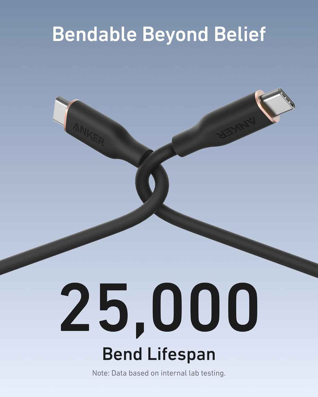 Anker <b>643</b> USB-C to USB-C Cable (Flow, Silicone)