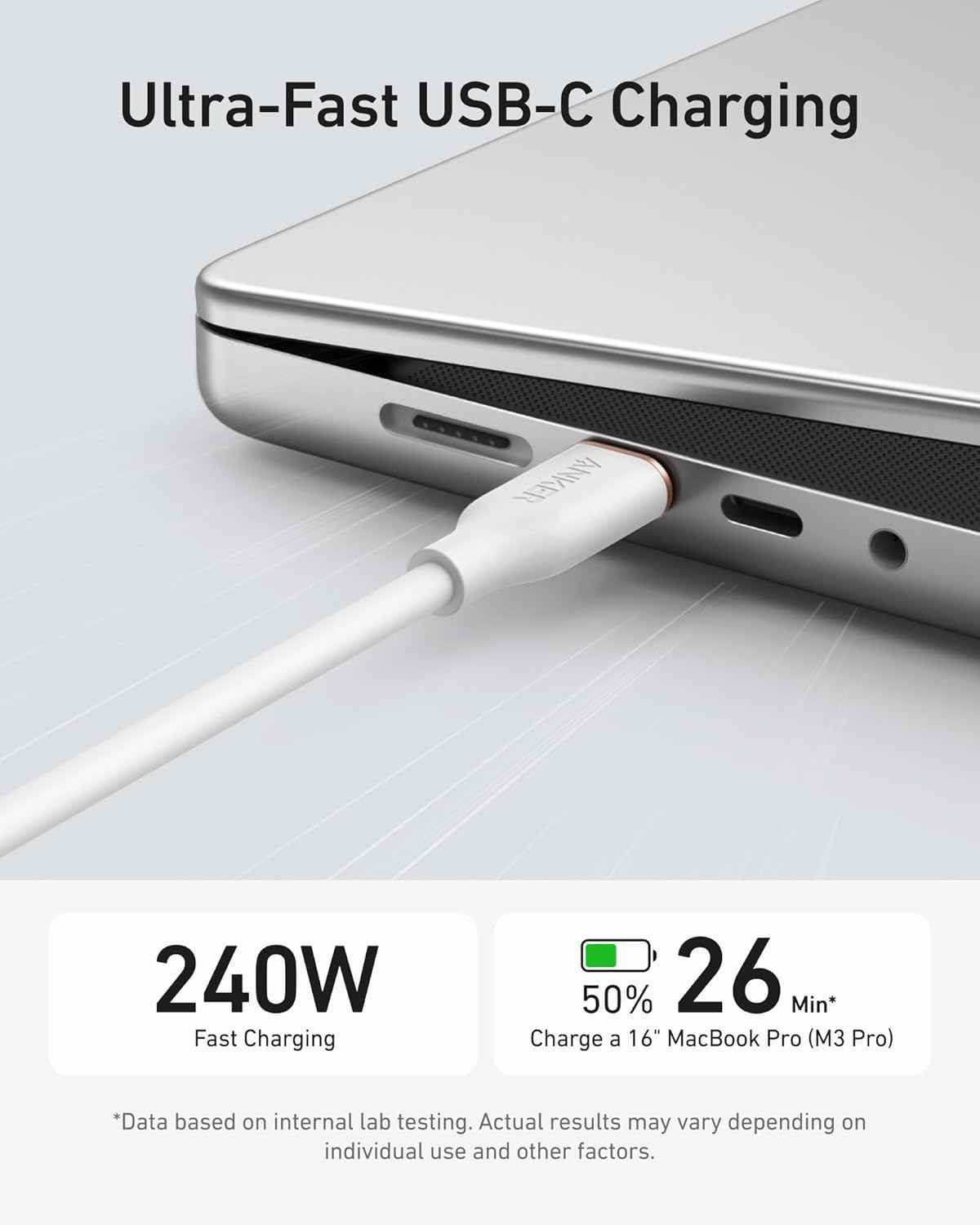 Anker <b>643</b> USB-C to USB-C Cable (Flow, Silicone)