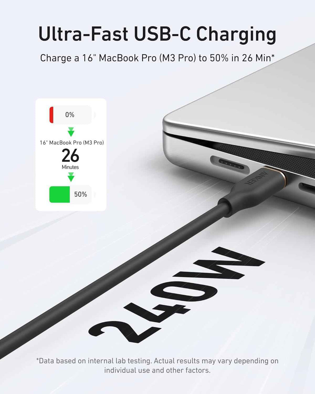 Anker <b>643</b> USB-C to USB-C Cable (Flow, Silicone)