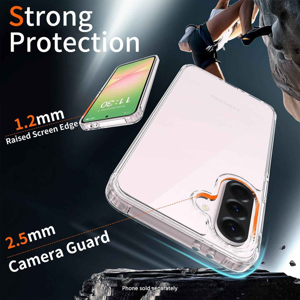 Samsung Galaxy A37 5G Clear Case - Anti-Slip Grip | Venture Series