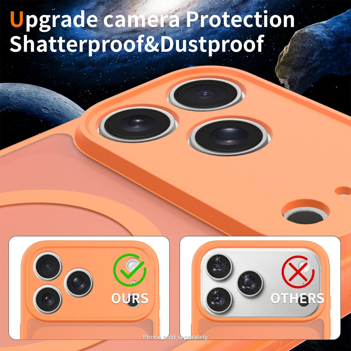 iPhone 17 Pro Max Slim Case - Transparent Matte, Anti-Slip Grip | Venture Series
