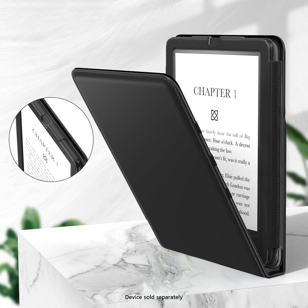 Amazon Kindle Paperwhite (2024) y funda Colorsoft - Folio vertical, soporte | Serie Indy
