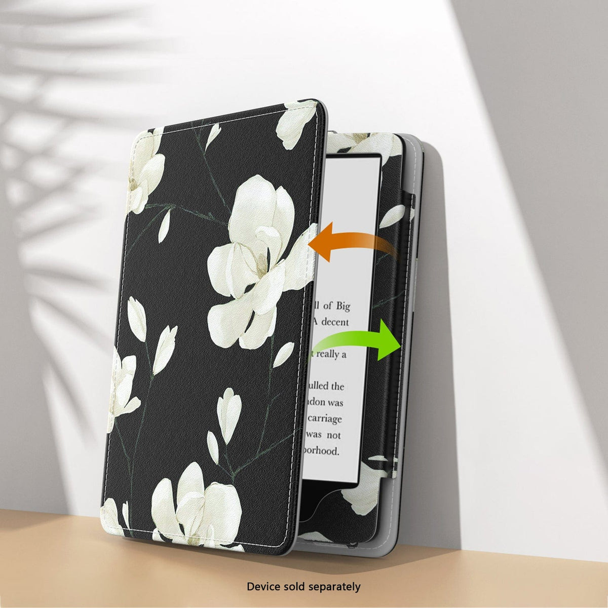 Amazon Kindle Paperwhite (2024) y funda Colorsoft - Folio, correa de mano y soporte | Serie Indy