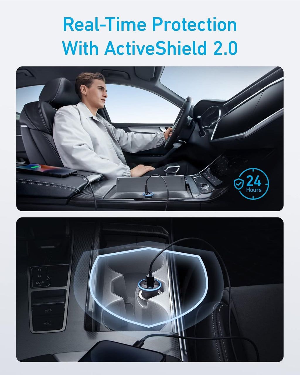 Cargador de coche Anker <b>323</b> (52,5W)