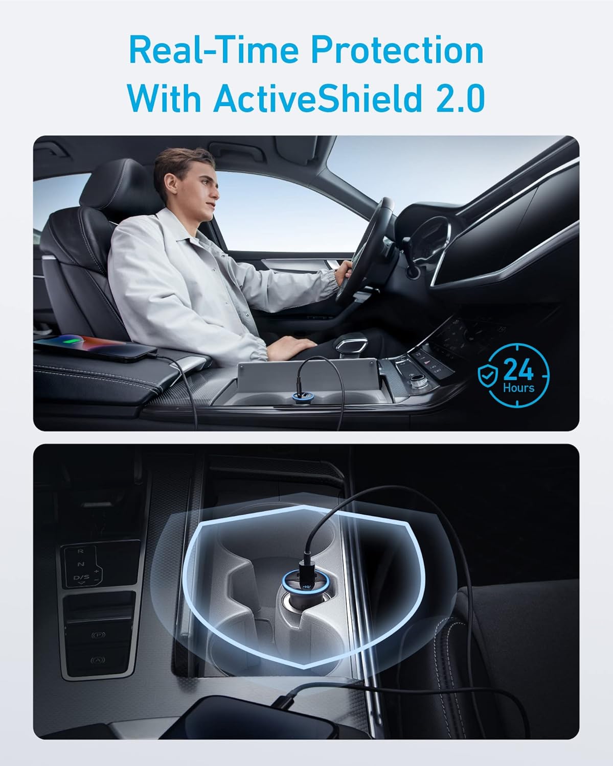 Cargador de coche Anker <b>323</b> (52,5W)