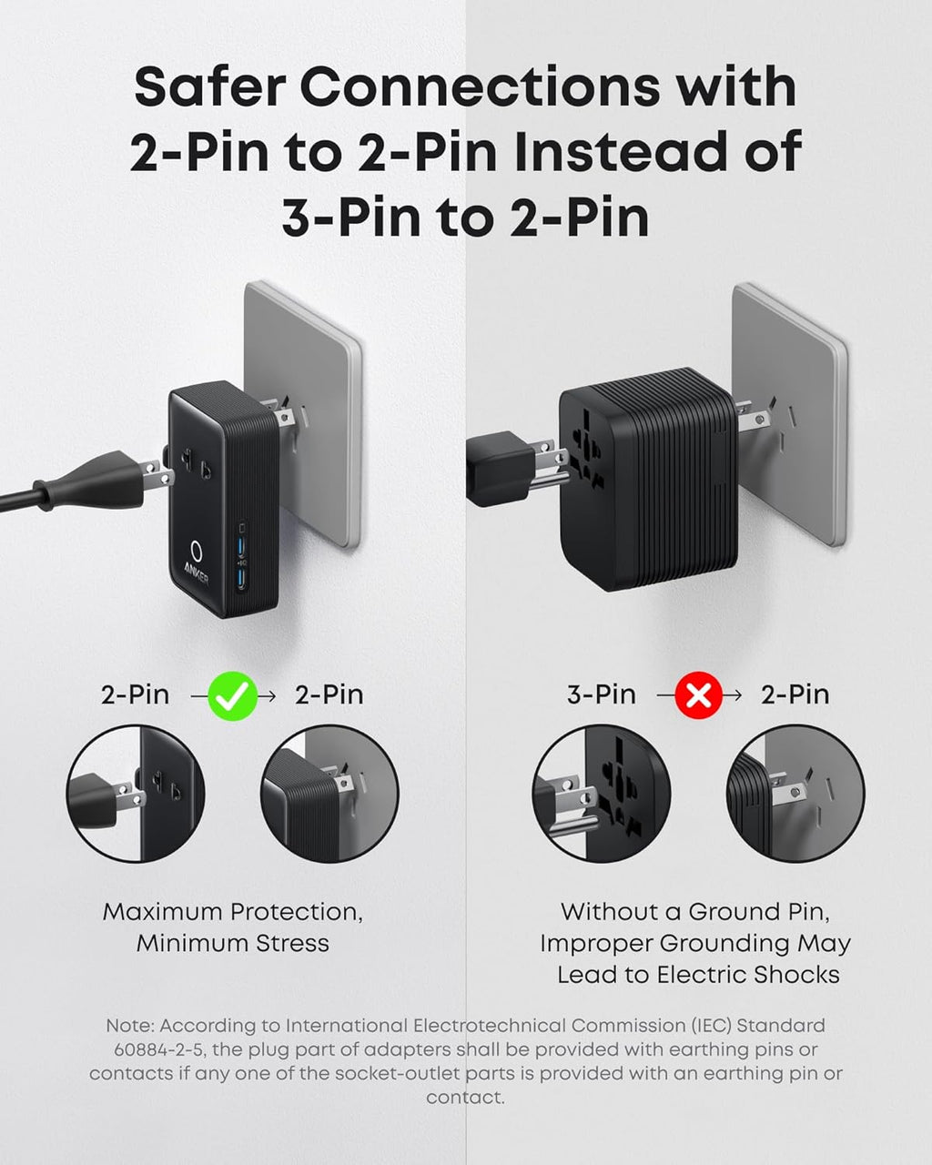 Anker Batería Externa para Portátil (25K, 165W, Cables Integrados y Retráctiles)