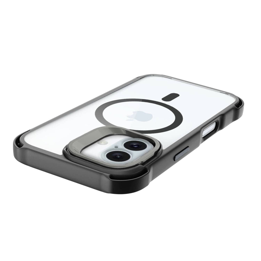 Funda Transparente con Soporte para iPhone 16 - Antideslizante, Resistente, MagSafe | Serie Venture