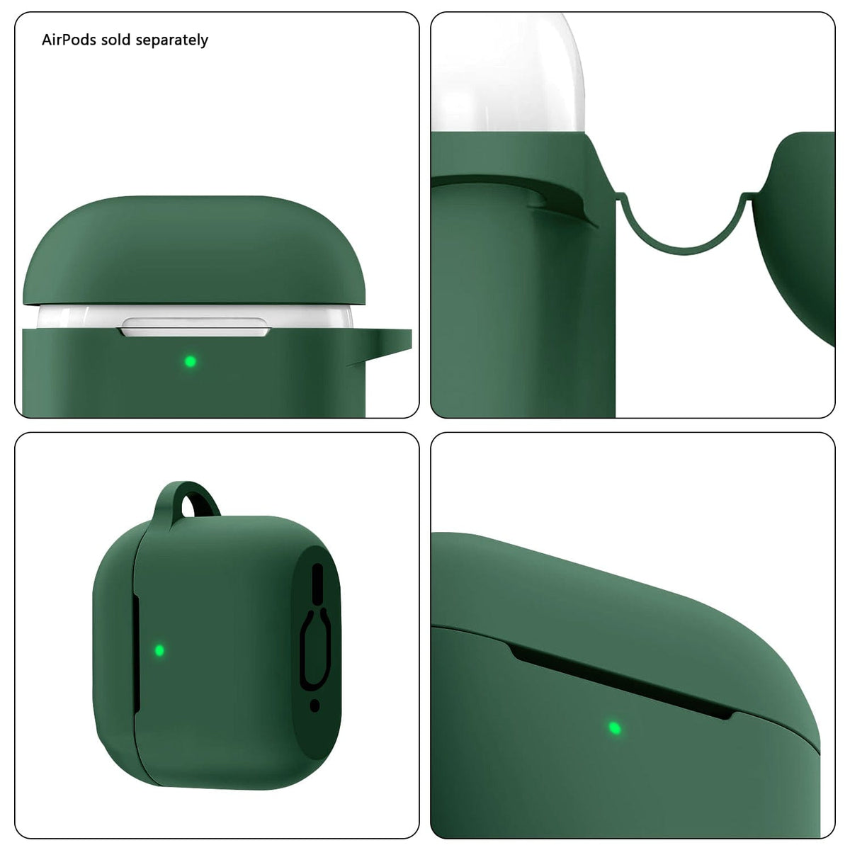 AirPods 4 & AirPods 5 Case - Silicone, Anti-Slip, Carabiner | Venture Series