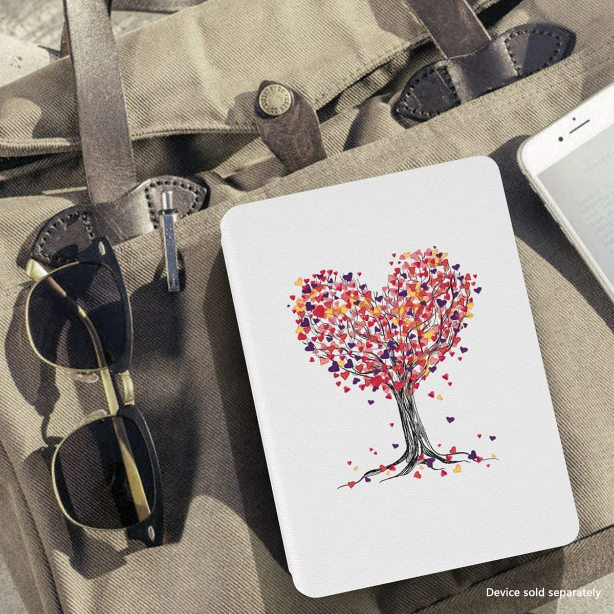 Funda Amazon Kindle (2024) - Tipo libro, Cuero vegano | Serie Indy