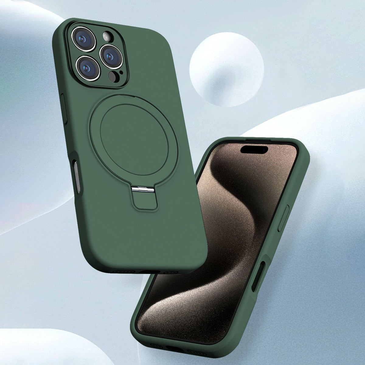 iPhone 16 Pro Silicone Case - Slim Kickstand, MagSafe Compatible | Venture Series