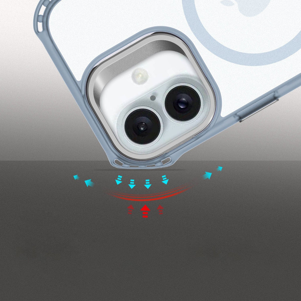 iPhone 16 Plus Clear Case - Kickstand, Anti-Slip Grip, MagSafe | Venture Series