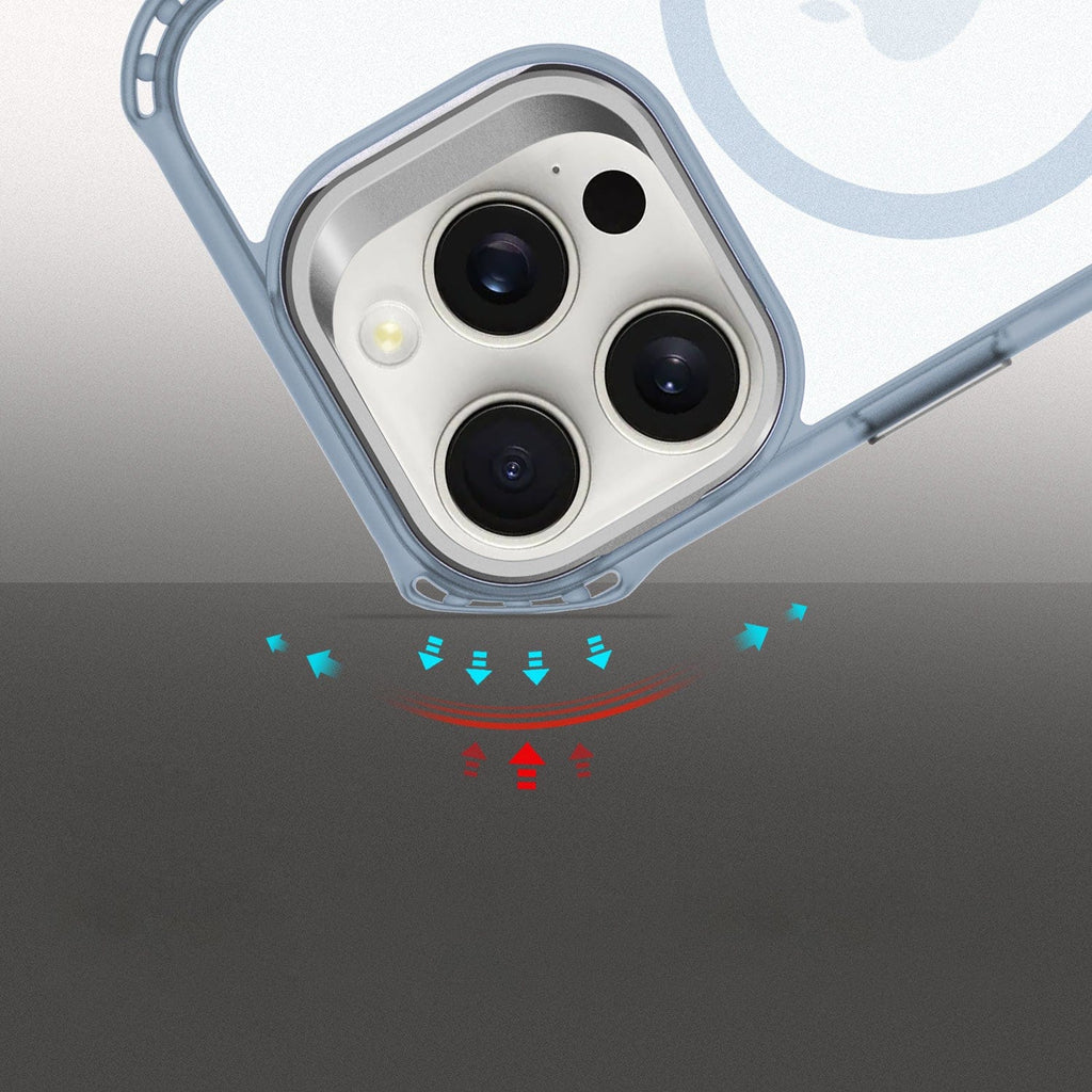 Funda Transparente con Soporte para iPhone 16 Pro - Antideslizante, Resistente, MagSafe | Serie Venture