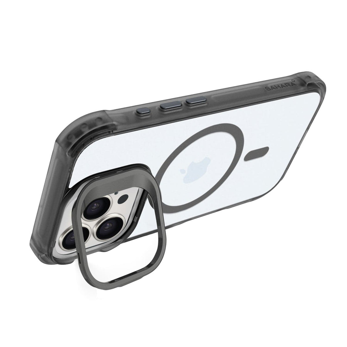 Funda Transparente con Soporte para iPhone 16 Pro - Antideslizante, Resistente, MagSafe | Serie Venture
