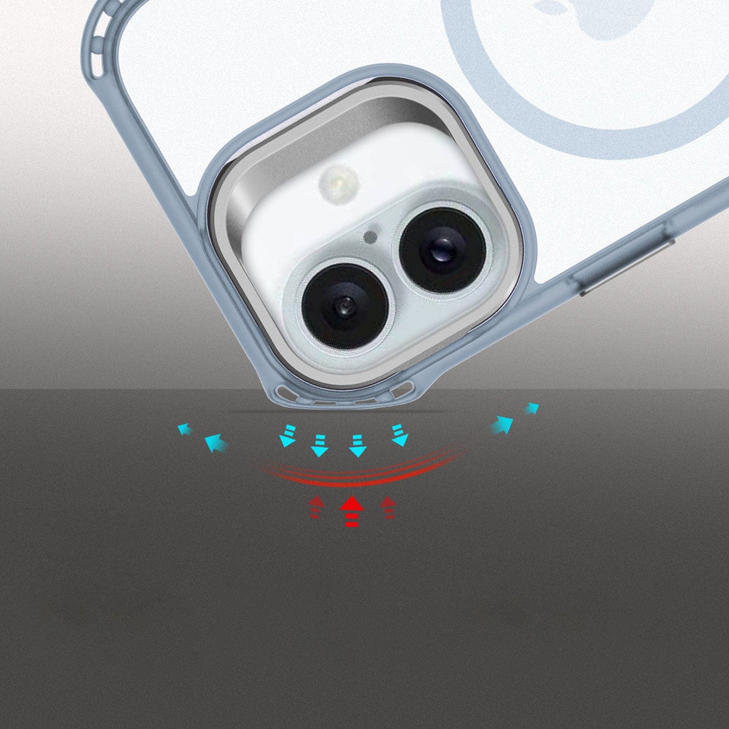 Funda Transparente con Soporte para iPhone 16 - Antideslizante, Resistente, MagSafe | Serie Venture