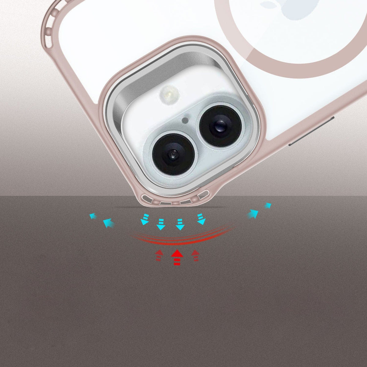 iPhone 16 Plus Clear Case - Kickstand, Anti-Slip Grip, MagSafe | Venture Series