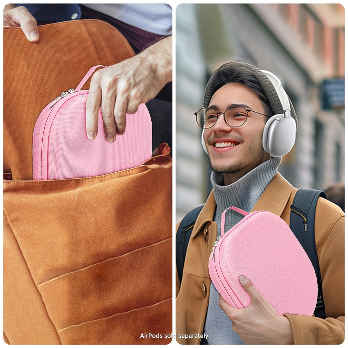 AirPods Max Case - Travel Carry, Hard Shell, Accessory Storage | Classic Series