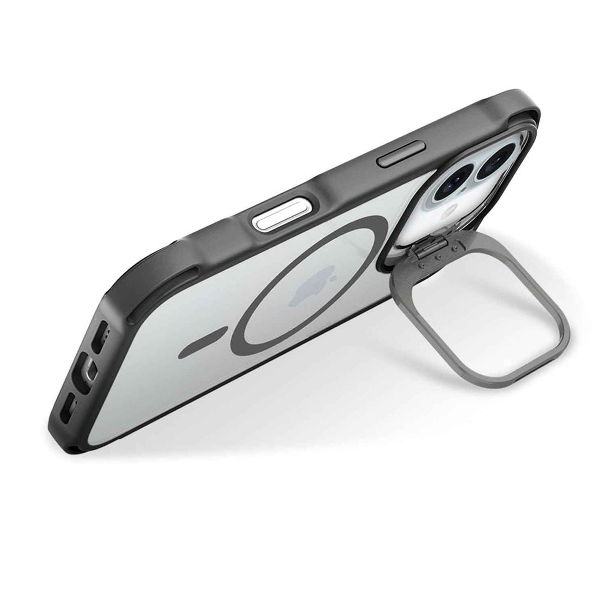 iPhone 16 Clear Kickstand Case - Anti- Slip, Rugged, MagSafe | Venture Series