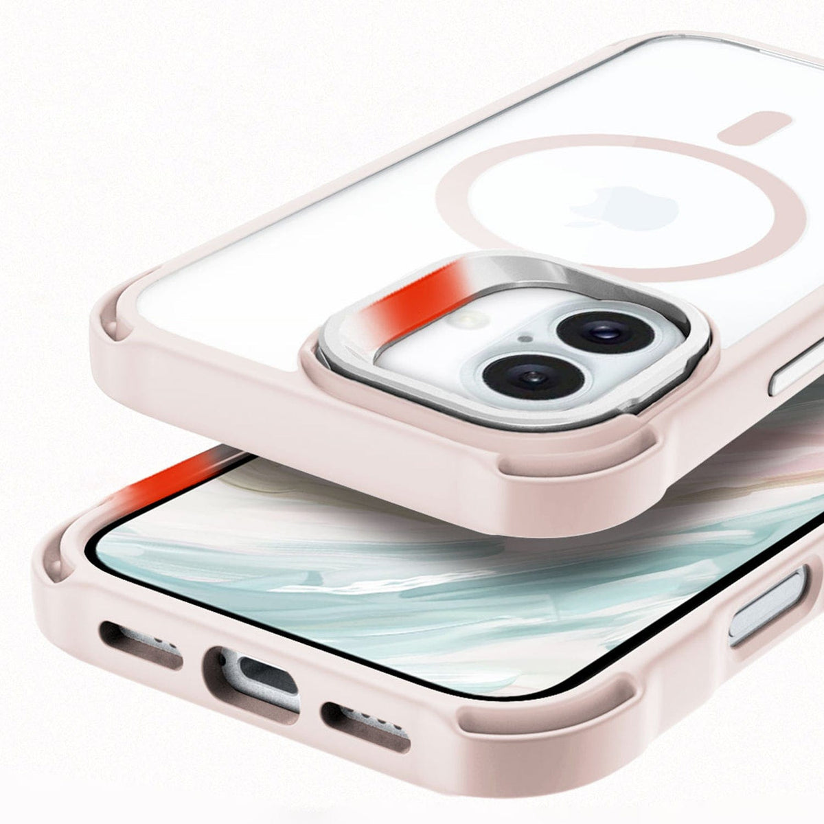 iPhone 16 Plus Clear Case - Kickstand, Anti-Slip Grip, MagSafe | Venture Series