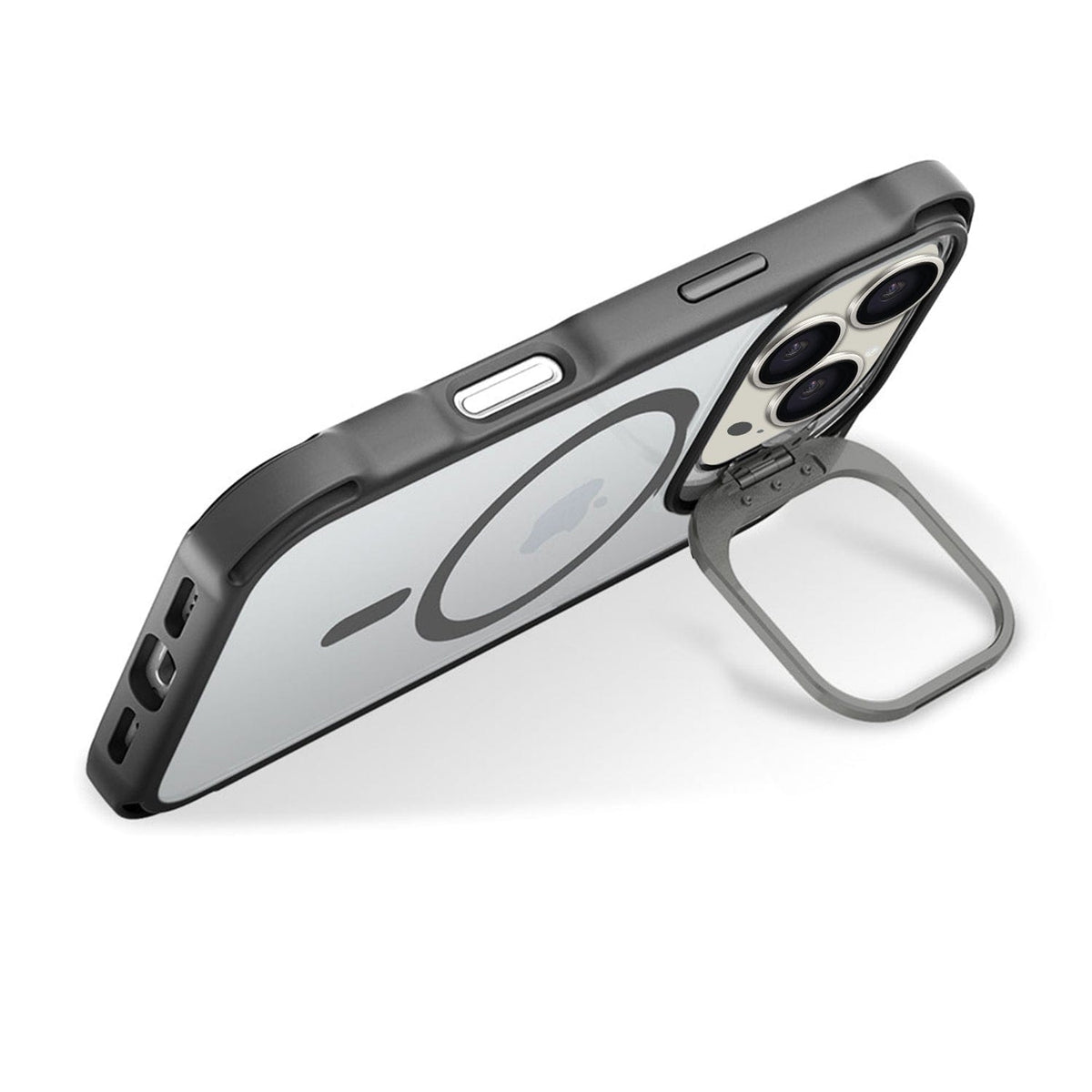 Funda Transparente con Soporte para iPhone 16 Pro - Antideslizante, Resistente, MagSafe | Serie Venture