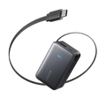 Batería externa Anker Nano (10K, 45W, cable USB-C retráctil integrado)