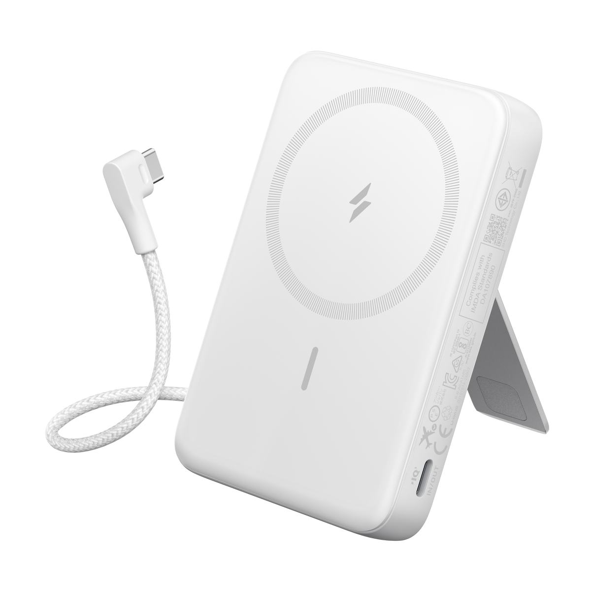 Anker Zolo Power Bank Magnético (10K, 30W, Cable USB-C Incorporado)