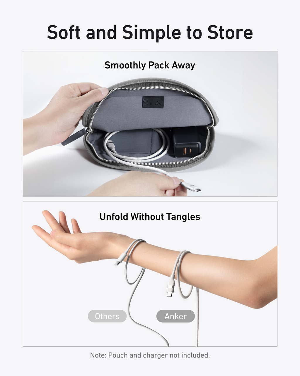 Anker Batería Externa para Portátil (25K, 165W, Cables Integrados y Retráctiles)
