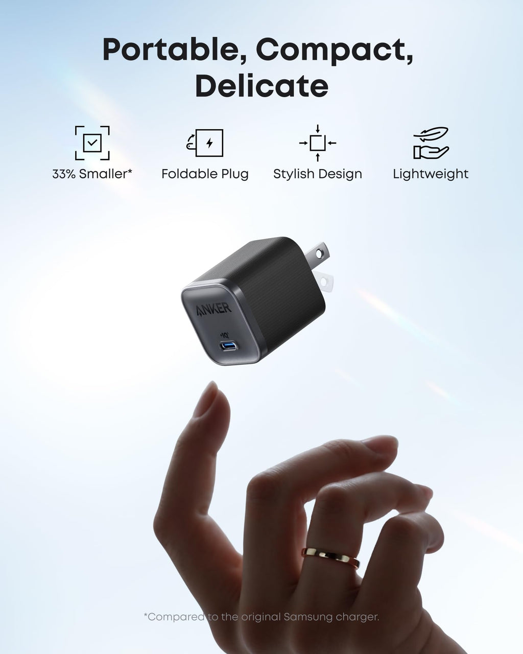 Anker Nano Charger (45W) USB-C & USB-C ケーブル