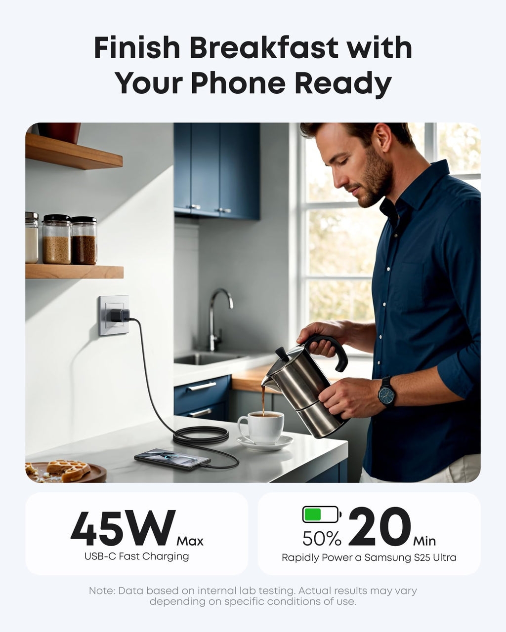 Anker Nano Charger (45W) USB-C & USB-C ケーブル