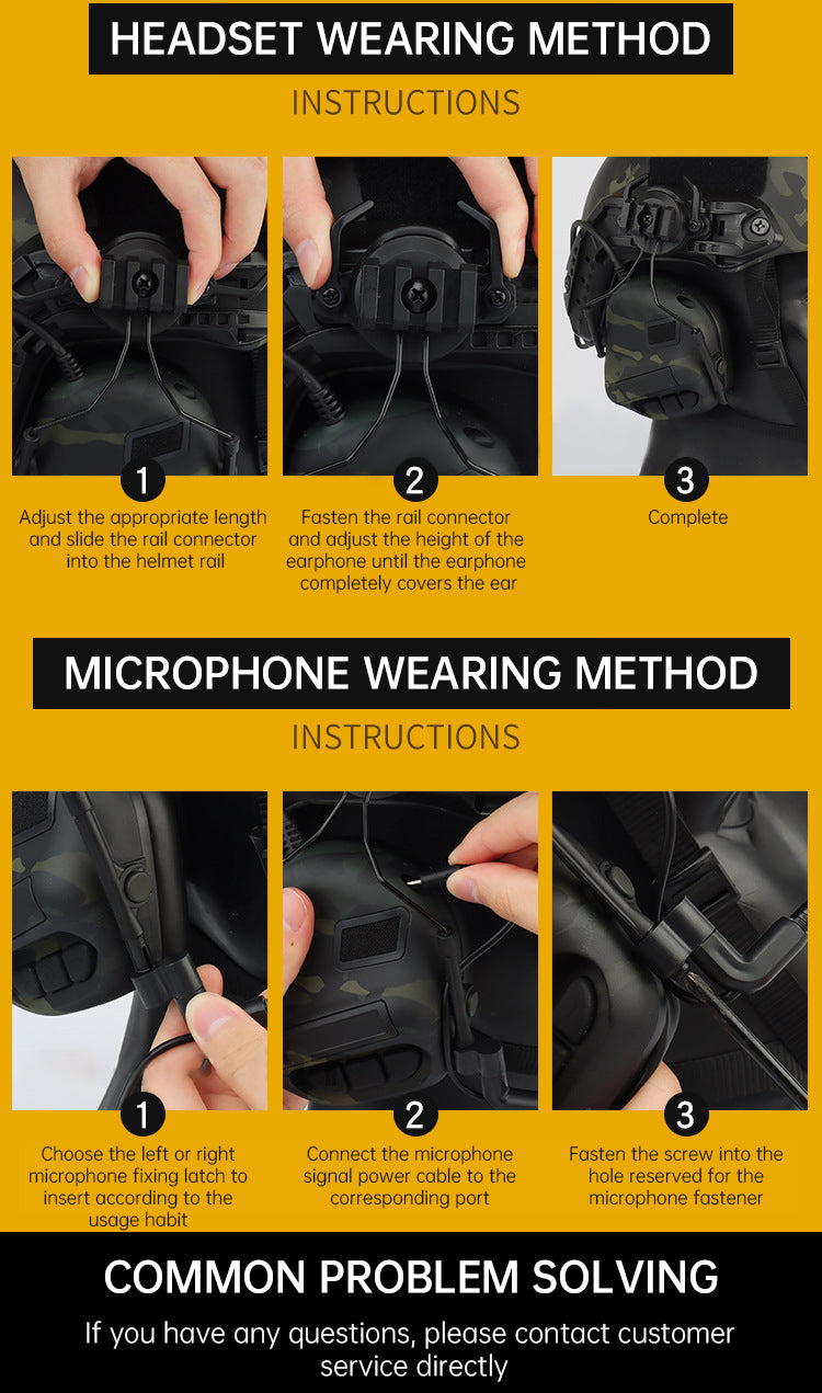Auriculares tácticos para teléfono móvil