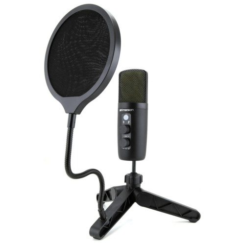 Emerson USB Gaming and Streaming Condenser Microphone with LED - Electrifick Wants