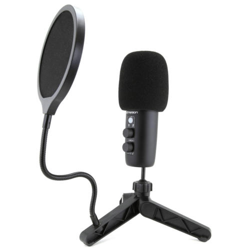 Emerson USB Gaming and Streaming Condenser Microphone with LED - Electrifick Wants