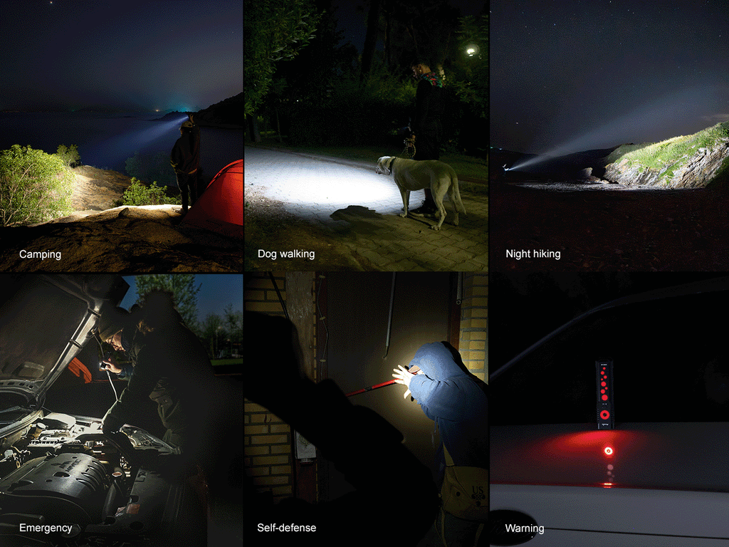 Fenix E08R UE Multi-Light EDC Flashlight With Red Light & Green Laser - Electrifick Wants