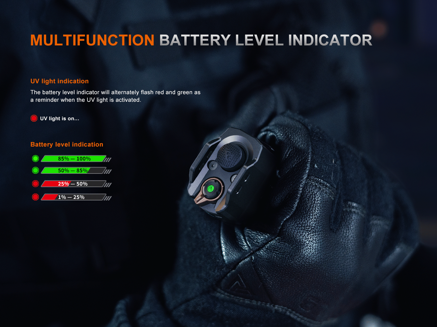 Linterna táctica recargable de alto rendimiento Fenix TK35R