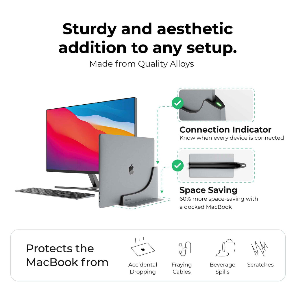 Ascrono® MacBook Docking Station