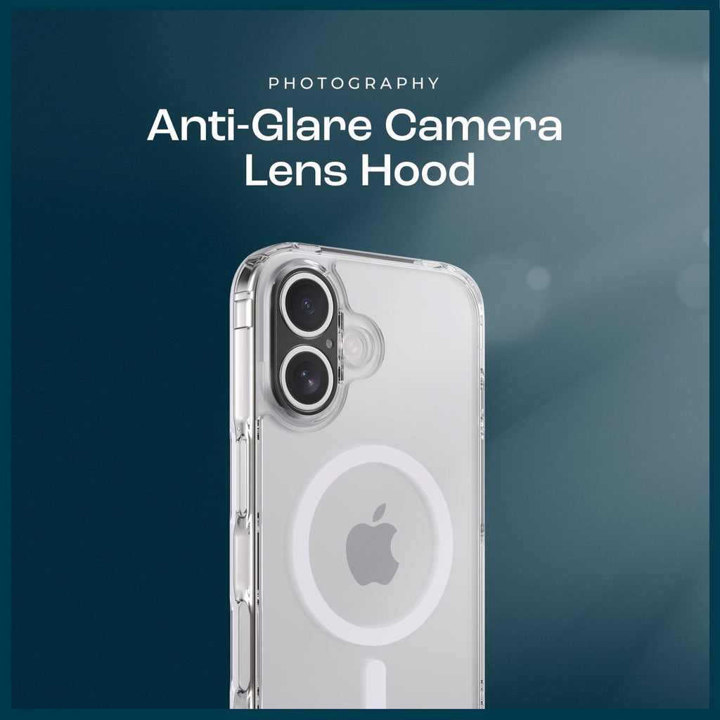 Kit de funda transparente y protector de pantalla para iPhone 16 - Protección resistente, MagSafe | Serie Clásica