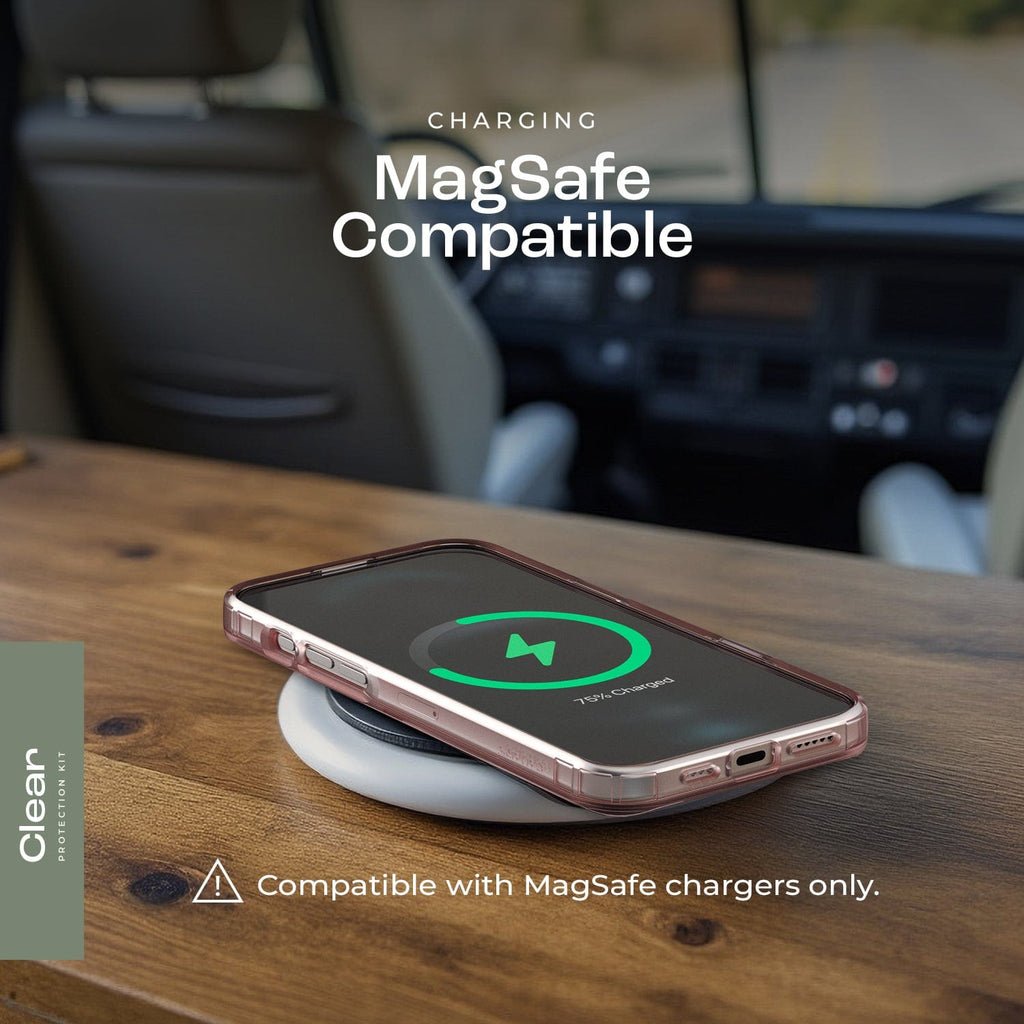 iPhone 16 Plus Funda Transparente y Protector de Pantalla - Protección Reforzada, MagSafe | Serie Clásica