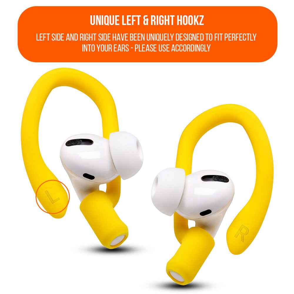 WC HookZ - Over Ear Hooks for Airpods Pro 1, 2 & Airpods 1, 2, 3