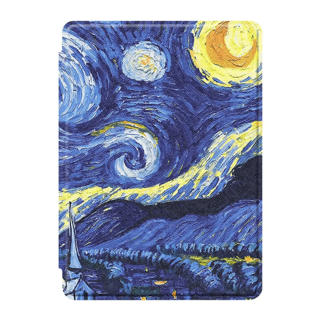Funda Amazon Kindle (2024) - Tipo libro, Cuero vegano | Serie Indy