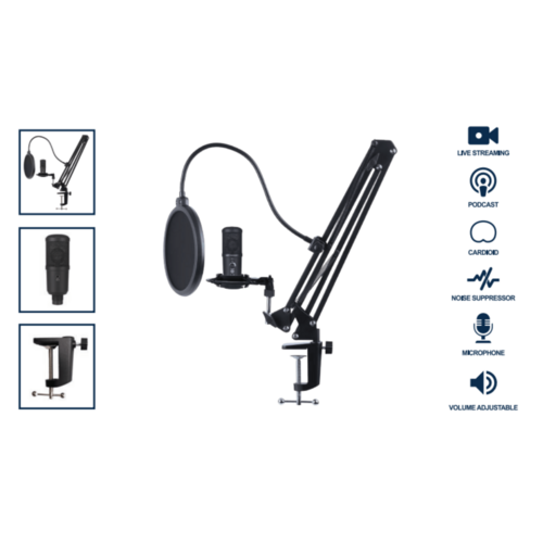 Emerson USB Gaming and Streaming Condenser Microphone - Electrifick Wants