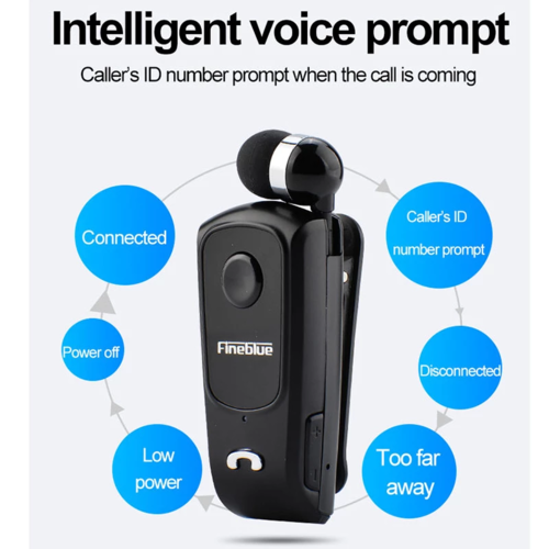 Wear Clip Wireless CSR Bluetooth Handsfree Headset for Driving - Electrifick Wants