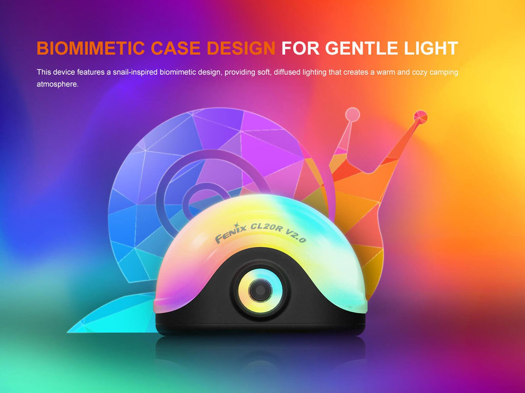 Linterna de camping multicolor Fenix CL20R V2