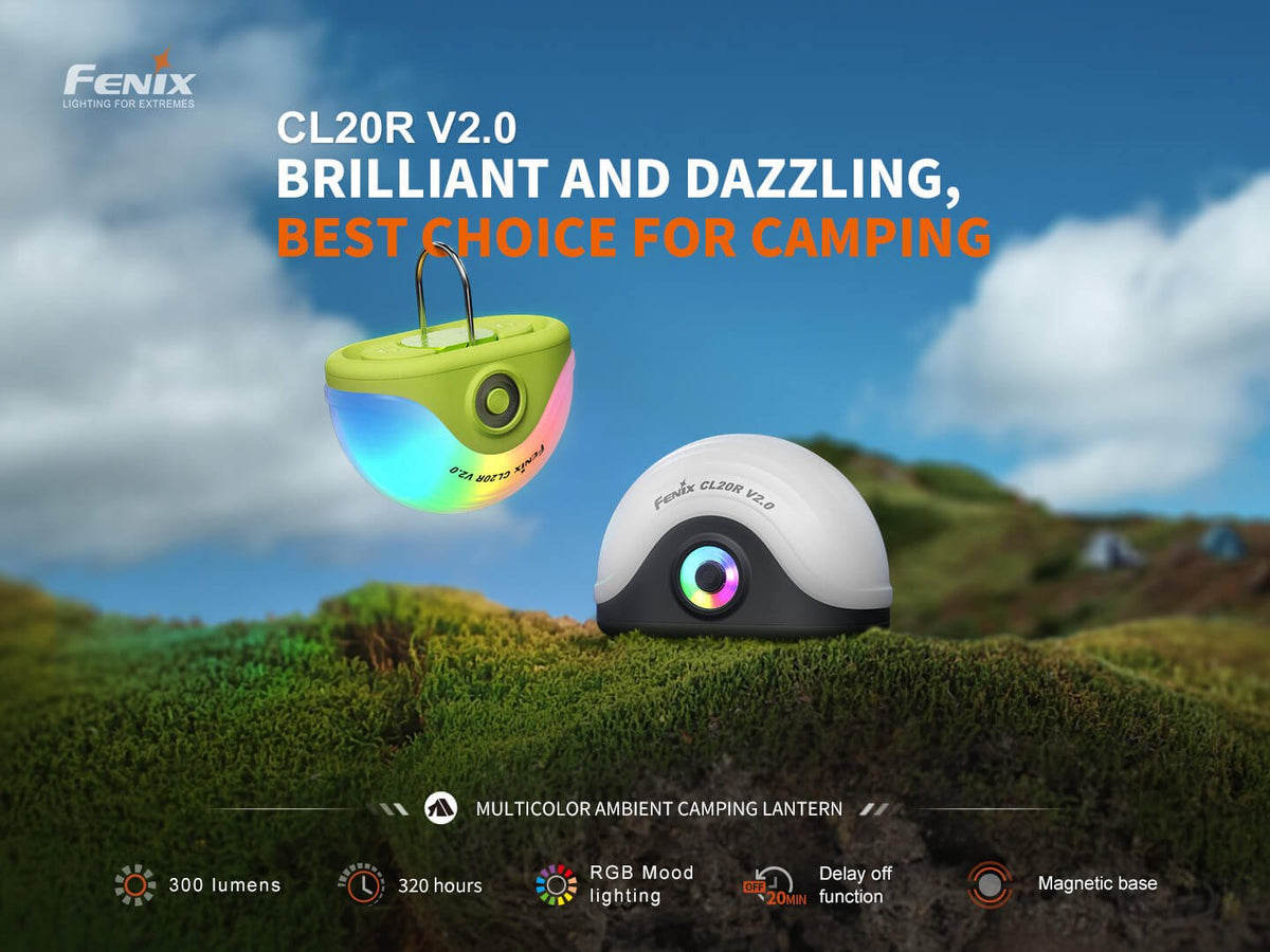 Linterna de camping multicolor Fenix CL20R V2