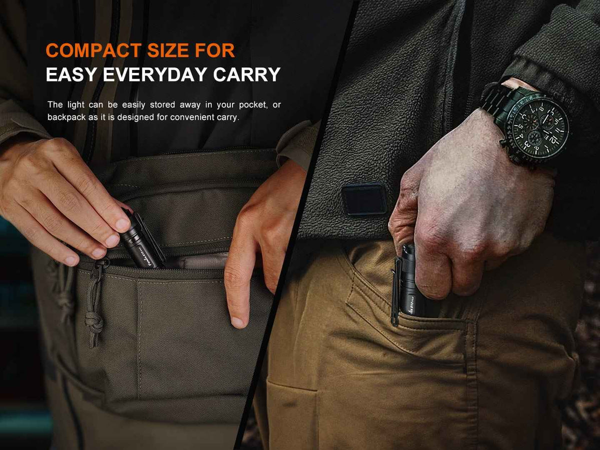 Fenix E12 V3 Pocket EDC AA Flashlight