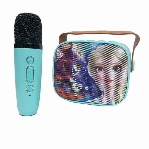 Wireless Mini Karaoke Speaker and Microphone Portable Home BT Party