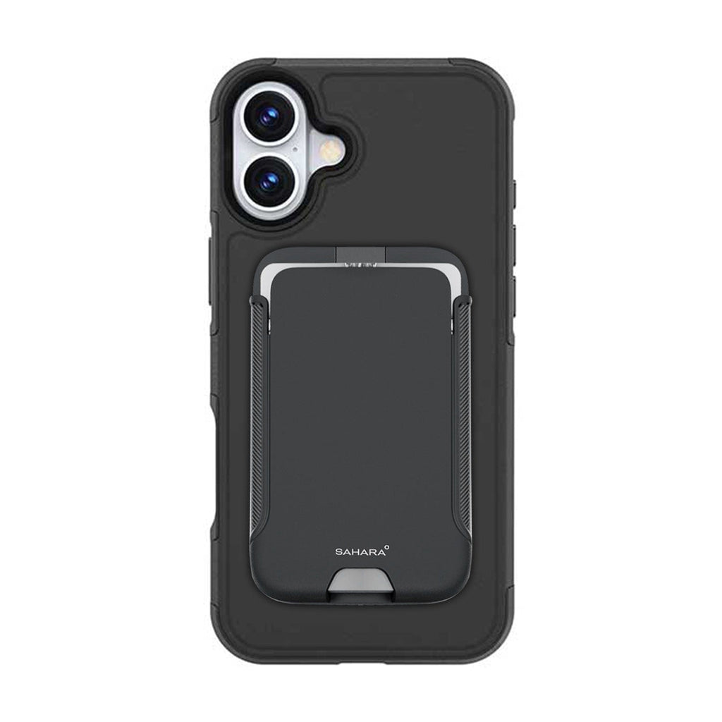 iPhone 16 Wallet Case - Removable Card Holder, Kickstand, MagSafe | Raider Series